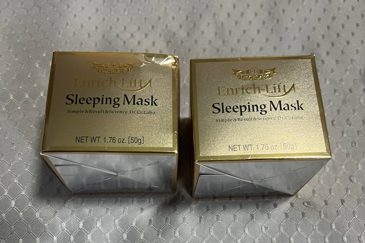 未開封新品　dr.ci:Labo Enrich -Lift sleeping Mask 50g X 2個セット_画像1