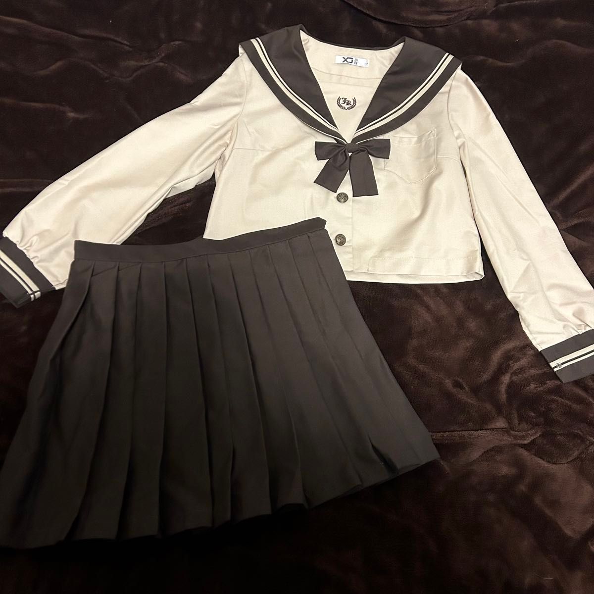 セーラー服 長袖　ショートスカート 女子学生 女子高生 中学生 学生服 大人 レディース 制服 上下セット スカート