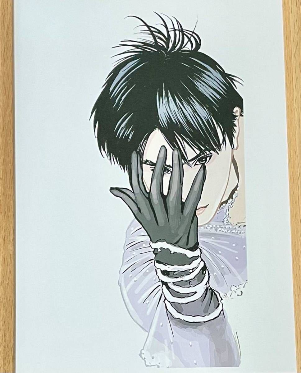 【江口寿史】額装品『羽生結弦 2018』 / B5サイズ 額入り イラスト ポスターライクデザインの画像2