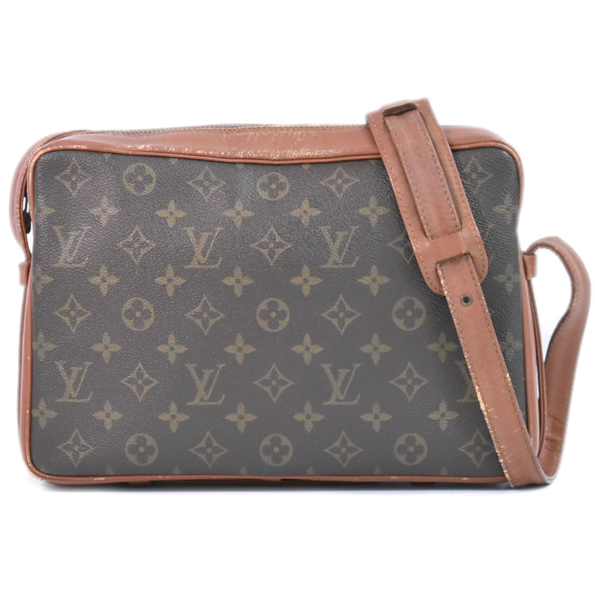 本物 ルイヴィトン LOUIS VUITTON LV サックバンドリエール モノグラム ショルダーバッグ ポシェット ブラウン M51364