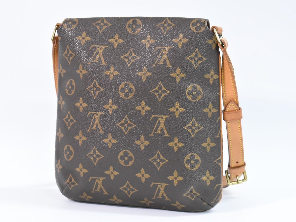 本物 ルイヴィトン LOUIS VUITTON LV ミュゼット サルサショート モノグラム ショルダーバッグ ブラウン M51258_画像2