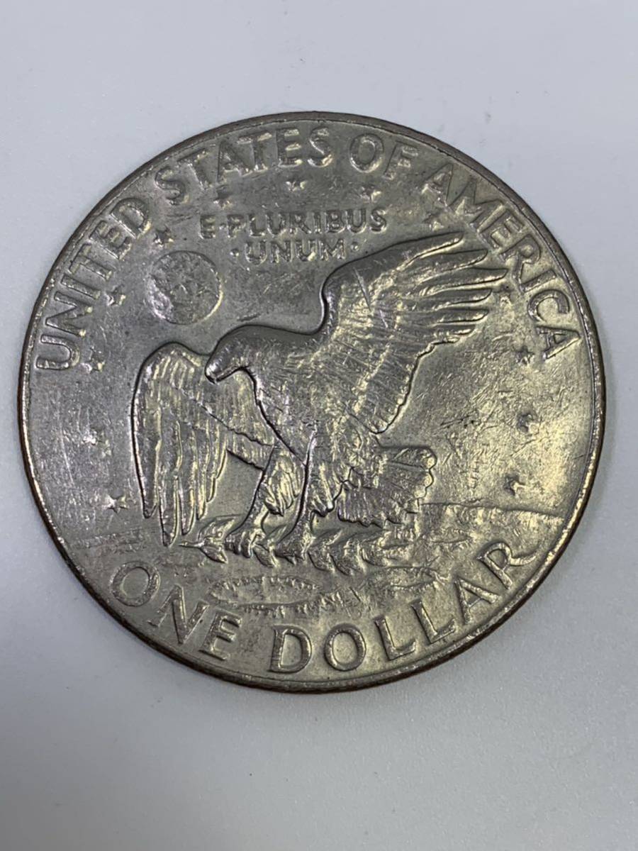 アイゼンハワー 1977年 アメリカ USA ONE DOLLAR 1ドル コイン 外国銭 コレクション 硬貨_画像2