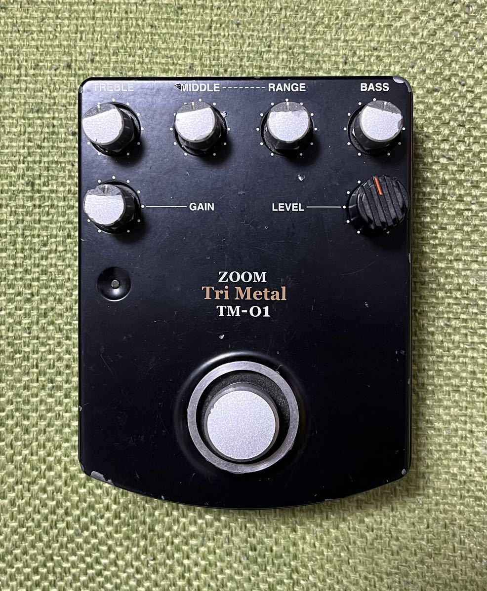 【訳あり】ZOOM Tri Metal TM-01 ハイゲイン・ディストーション・エフェクター・ペダルの画像1