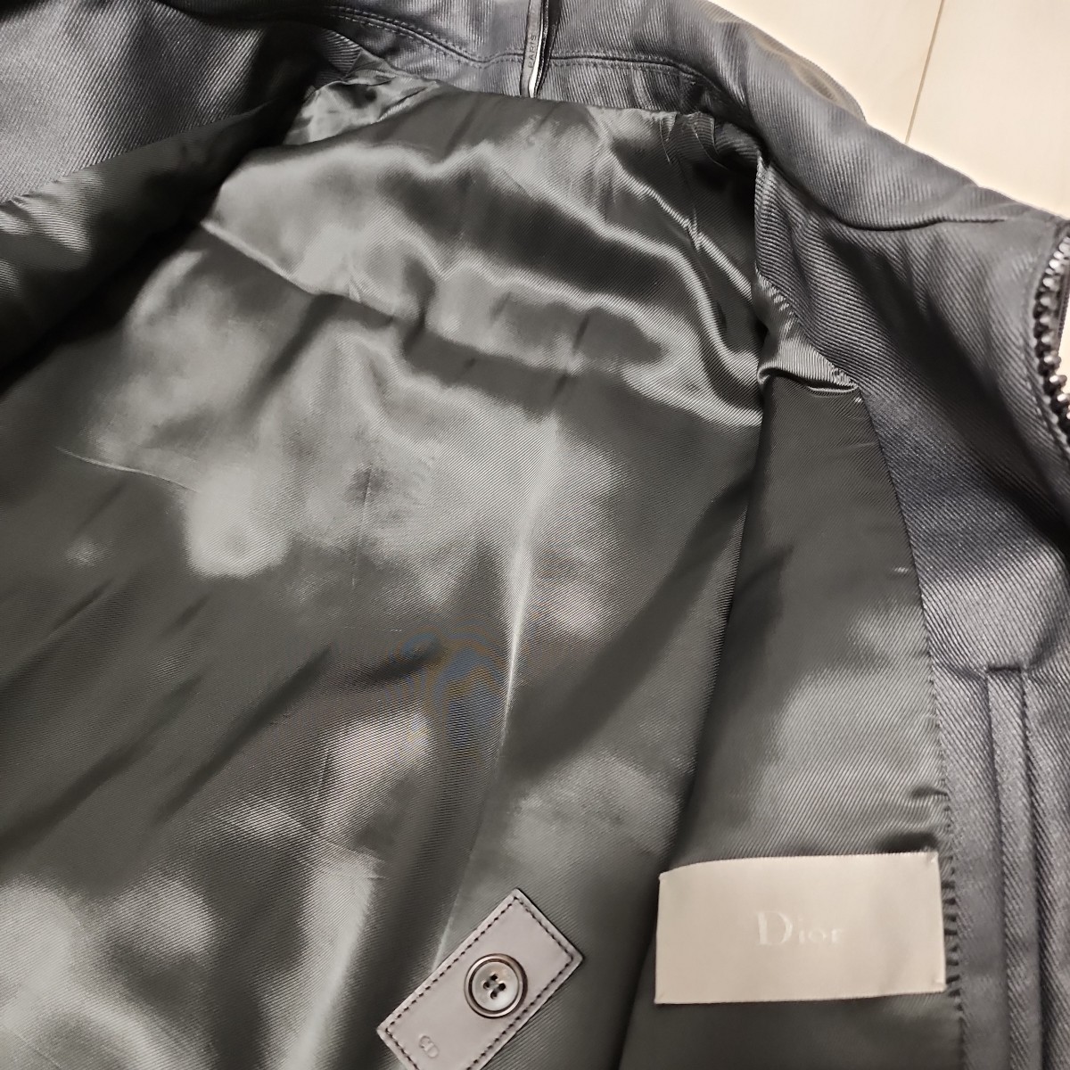 ディオールオム Dior Homme コーティングブルゾンA2 エディ期 エディスリマン コーティング ジャケット Jacket_画像3