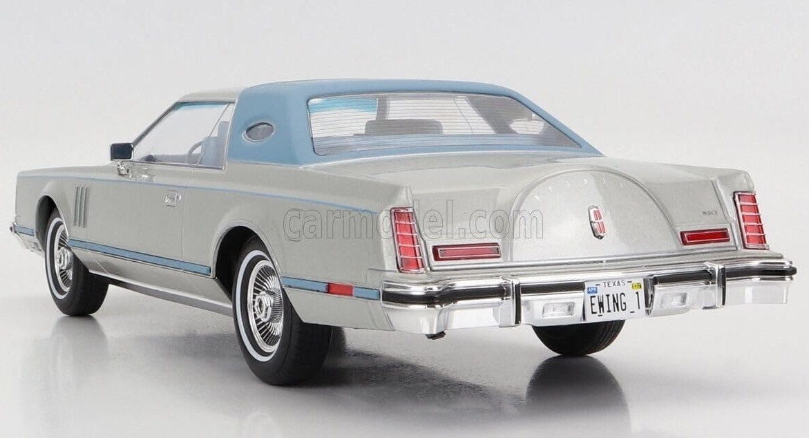 1/18 Lincoln Continental Mark V silver LINCOLN CONTINENTAL MCG made die-cast made minicar 