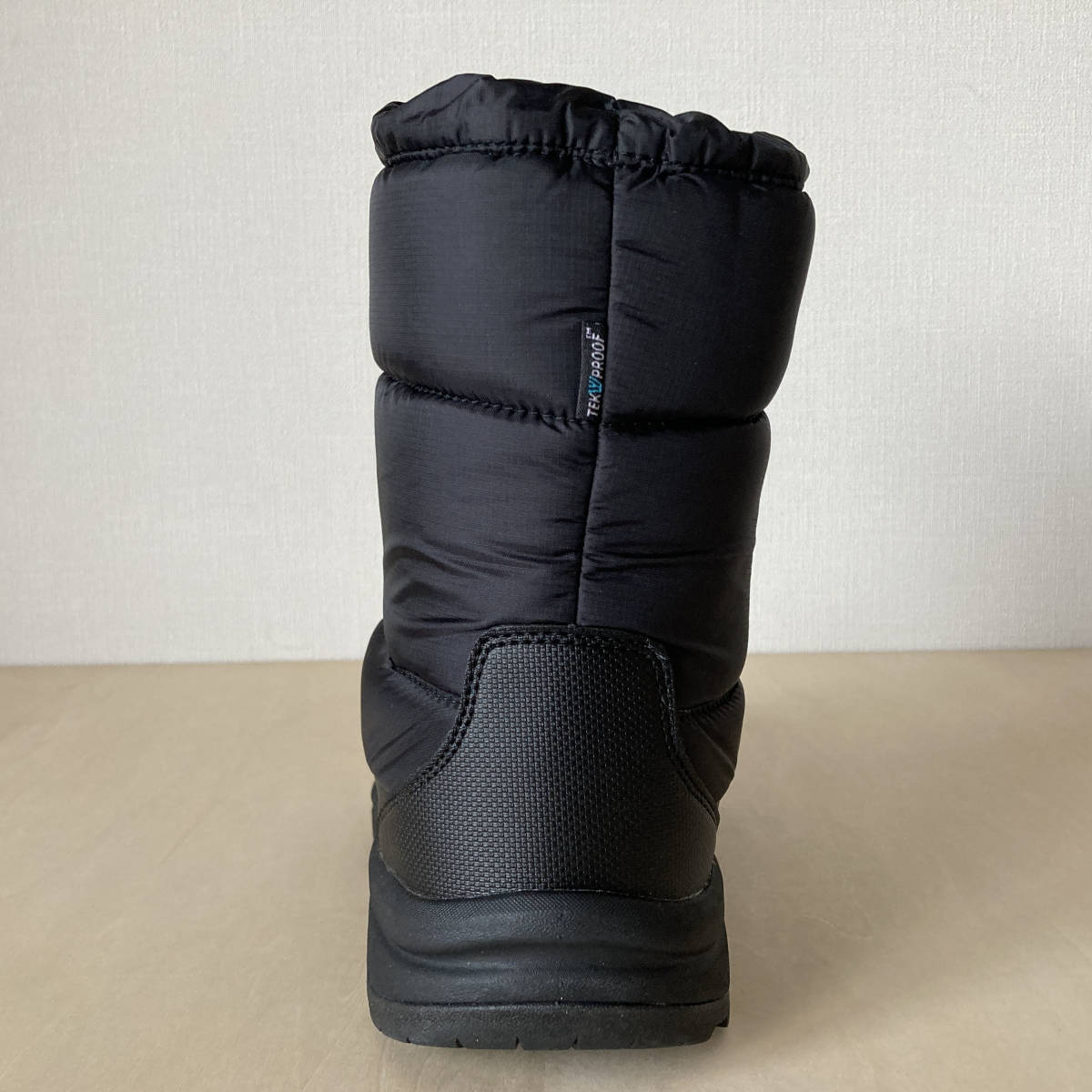 27cm 黒 ヌプシ ブーティ ウォータープルーフ ナイロン THE NORTH FACE Nuptse Bootie WP VII BK/TNFブラック NF52272_画像6