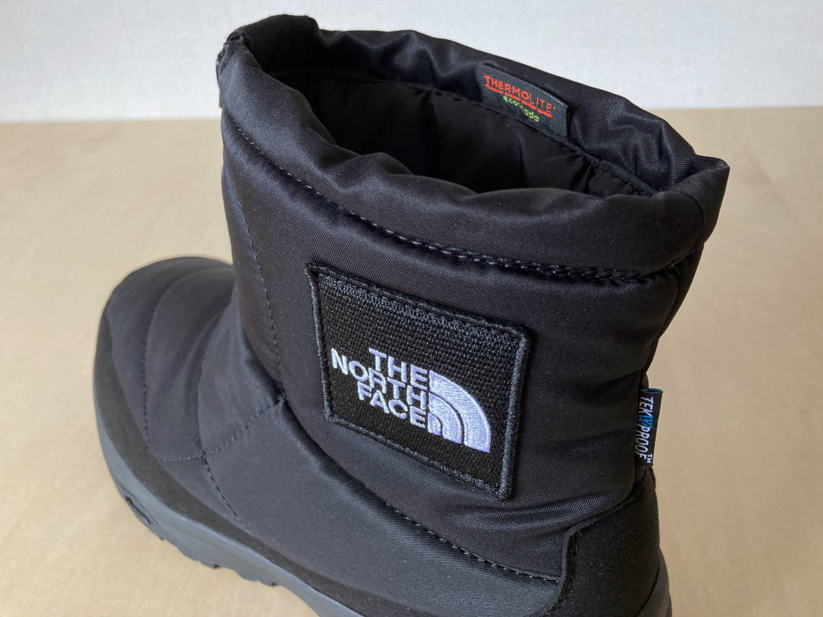 27cm 黒 ヌプシ ブーティ ウォータープルーフ ロゴ ショート THE NORTH FACE Nuptse Bootie WP Logo Short KK/TNFブラック NF52280_画像6