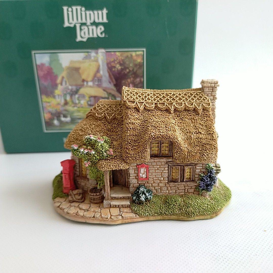 lilipa train LILLIPUT LANE[PENNY\'S POST]1995 miniature house England Britain ornament Vintage antique hand made 