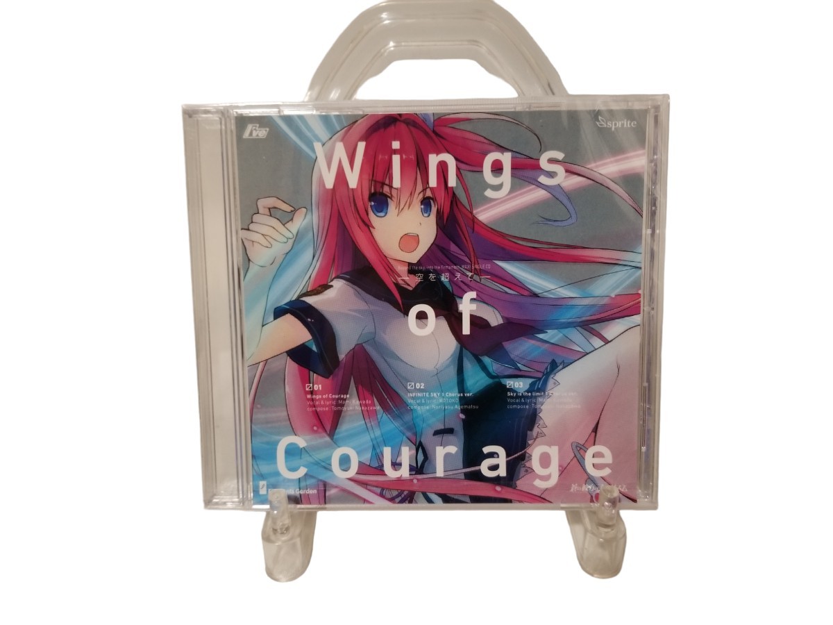 新品未開封 蒼の彼方のフォーリズム 予約特典 主題歌マキシシングルCD Wings of Courage 空を超えて_画像1