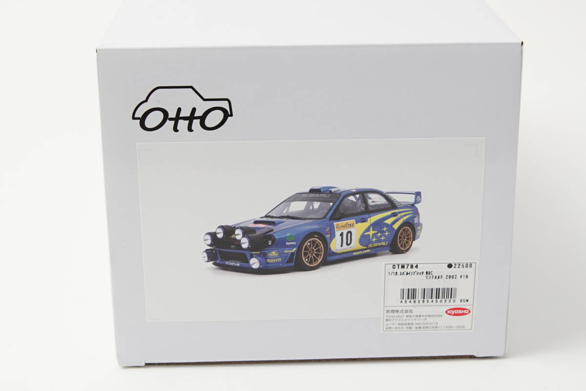 OttO mobile 1/18 スバル インプレッサ WRC モンテカルロ 2002 #10 完成品ミニカー_画像8