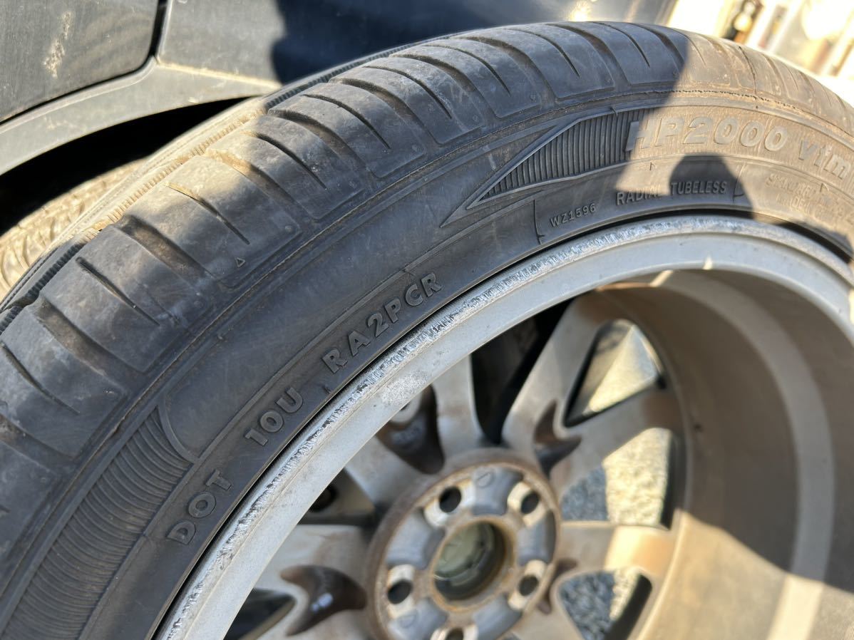 トヨタ純正 エスティマ純正 18インチホイール 225/45R18の画像9