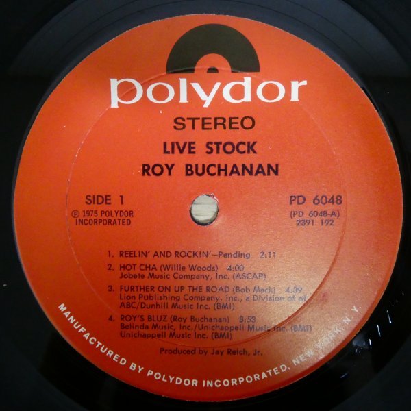 LP4161☆US/Polydor「Roy Buchanan / Live Stock / PD-6048」_画像4