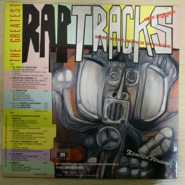 LP4242☆Netherlands/High Fashion Music「The Greatest Rap Tracks / 88.120」_画像1