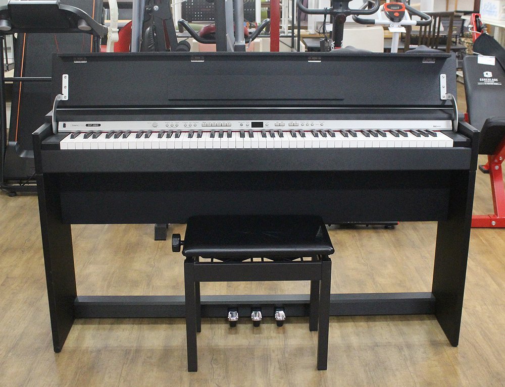 札幌市内近郊限定 ローランド Roland 電子ピアノ DP-990 サテンブラック仕上げ 2008年製 88鍵盤 2029632