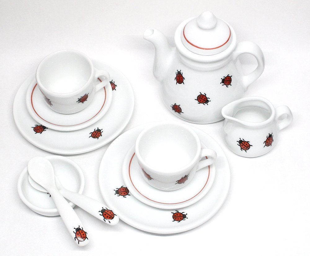 ROEHLER roller miniature tea set coffee cup teapot ladybug collection Western-style tableware tea utensils 1019947