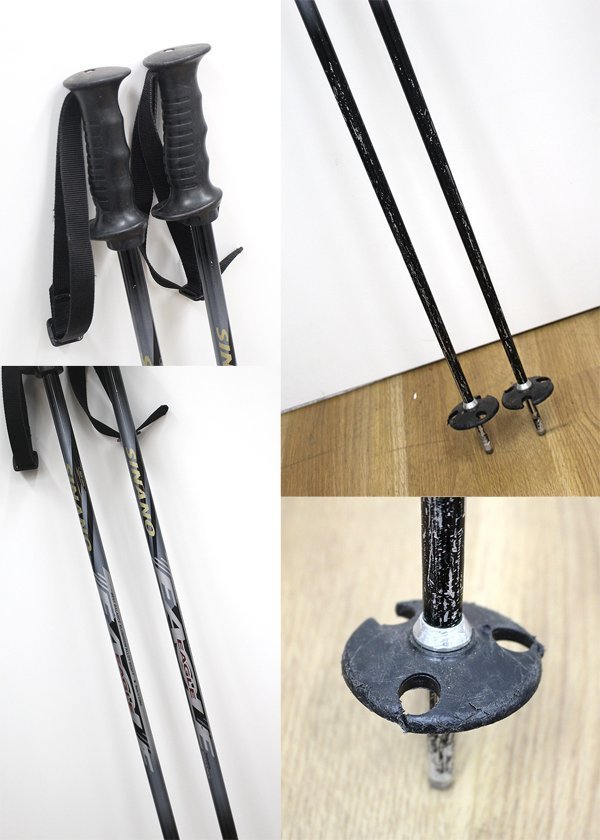 ROSSIGNAL/ロシニョール T-power PLEASURE 10.5 スキー板 158cm ビンディング,ストック付き ホワイト ウィンタースポーツ 冬季 中古_画像10