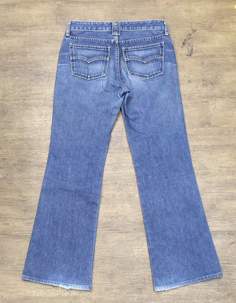 LEVI’S リーバイス フレアデニムパンツ 00s ブーツカット ベルボトム ローライズ F3553-03 W30 1020916_画像2