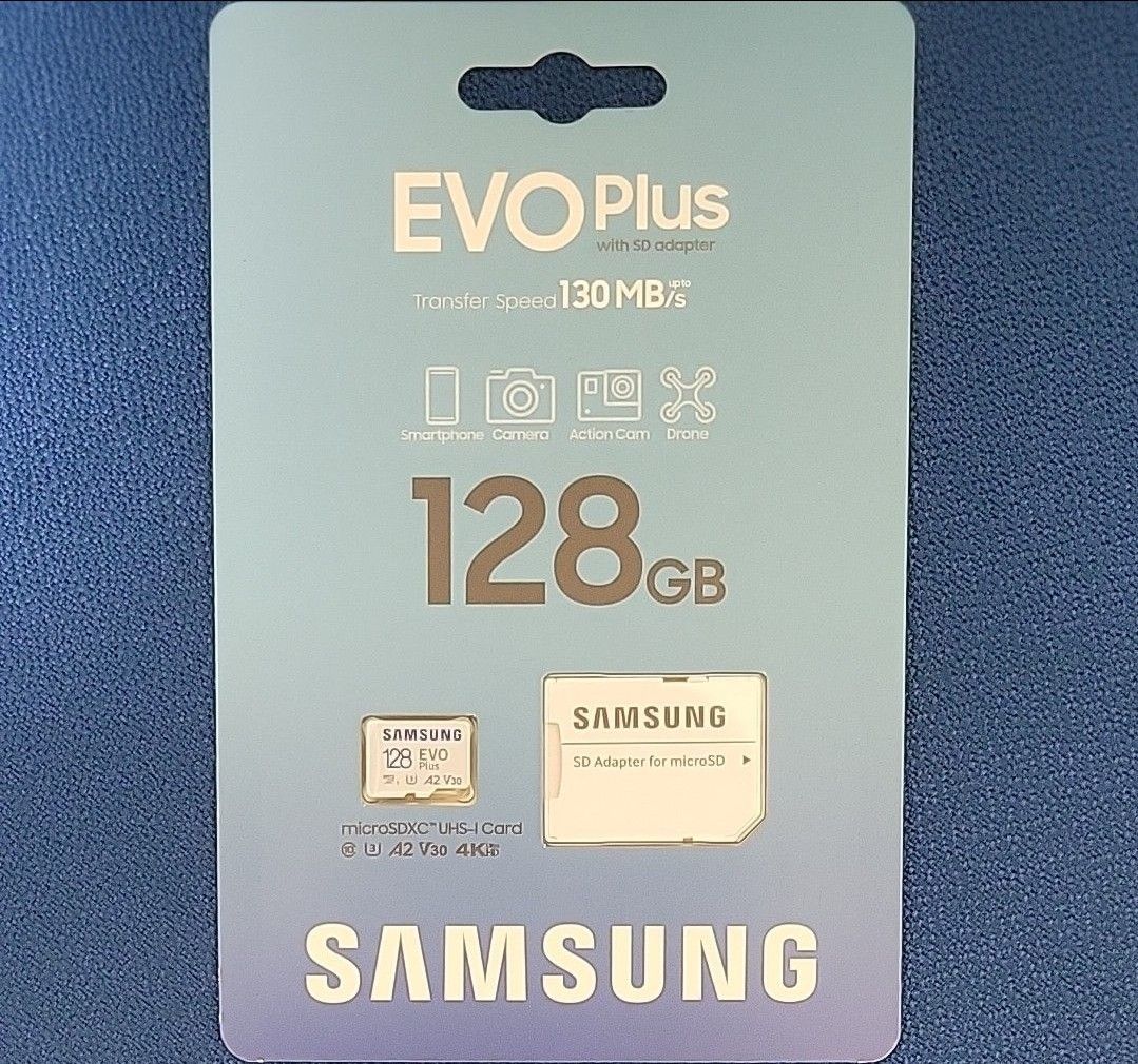 【新品未開封】Samsung microSD 128GB EVO Plus SDHCメモリーカード SDカード SDHCカード