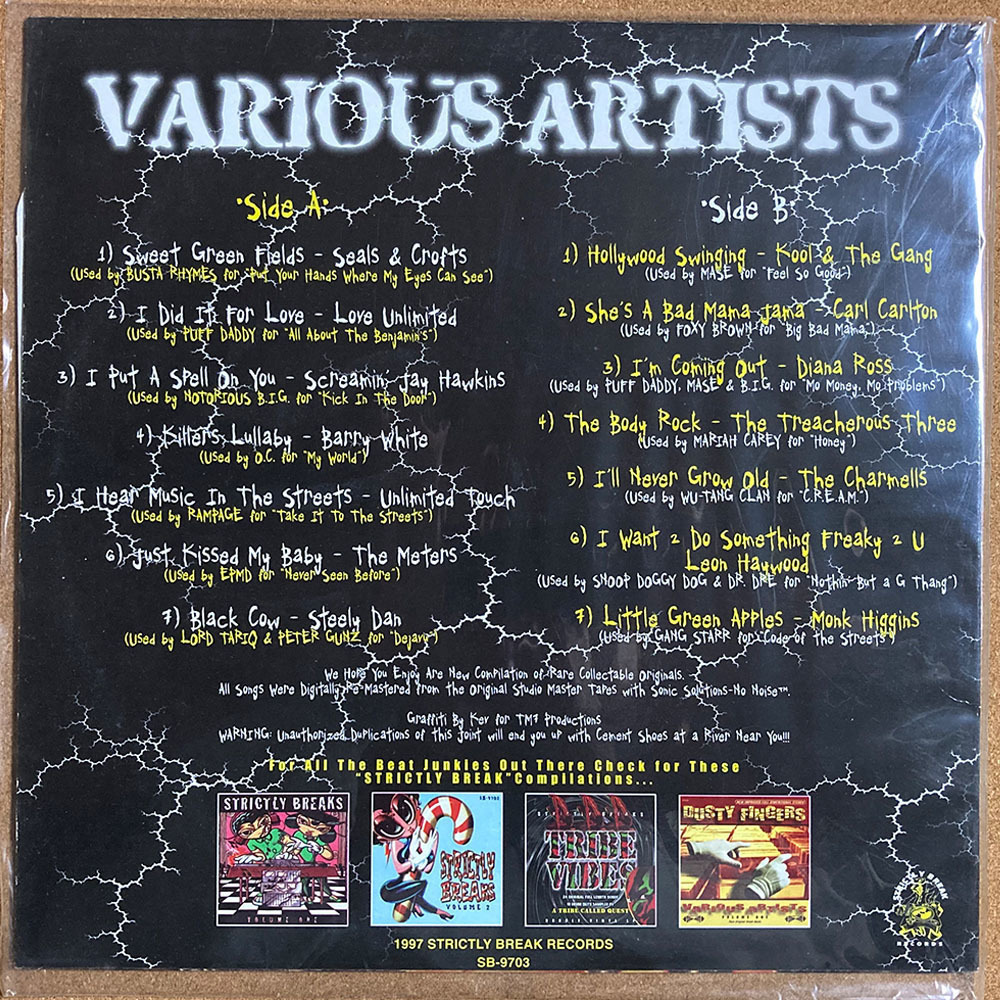 【試聴あり SOUL FUNK LP】STRICTLY BREAKS / VOLUME 3 / 1枚組LP / 1997 / レコード / サンプリングネタ_画像2