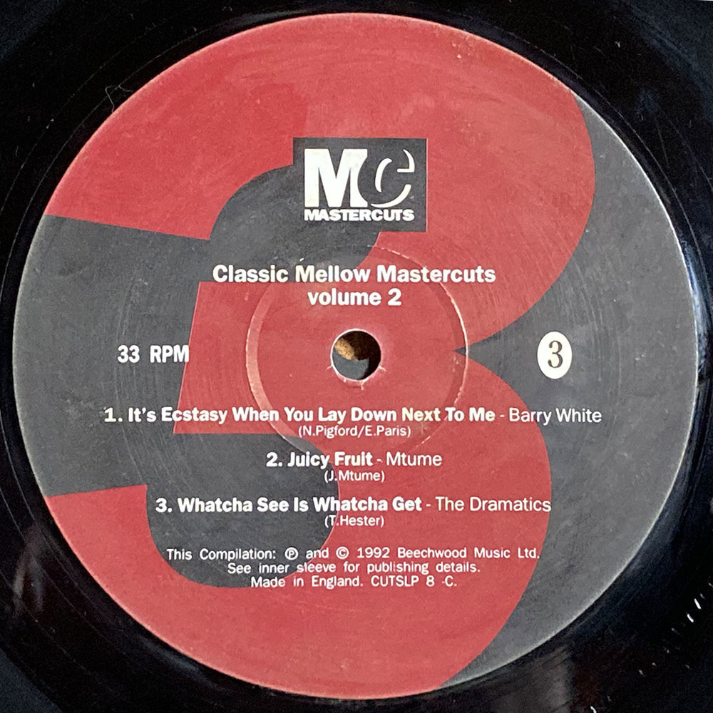 【試聴あり SOUL FUNK LP】Classic Melloe Mastercuts volume 2 / 2枚組LP / 1992 England盤 / レコード / ALL NIGHT LONG_画像5