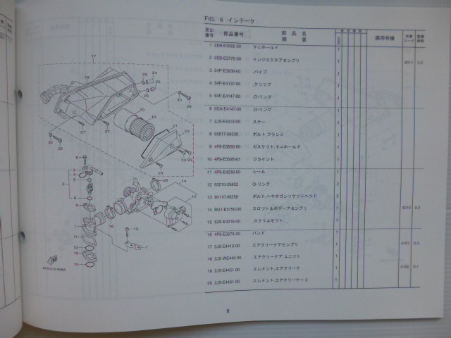 ヤマハシグナスXXC125SR(B8S4)B8S-28198-1V-JA送料無料_画像4