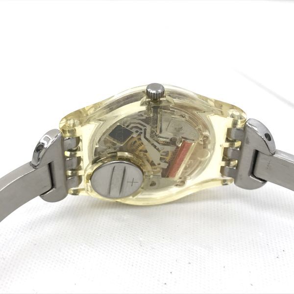 超美品 Swatch スウォッチ 腕時計 クオーツ コレクション コレクター おしゃれ ラインストーン 可愛い 軽量 新品電池交換済 動作確認済_画像6