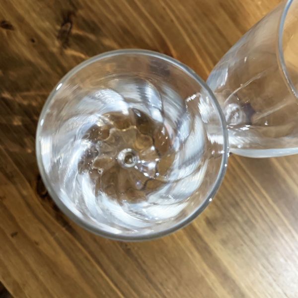 ワイングラス 2個セット ビールグラス ペア ガラス 食器 コップ カップ シンプル クリア 昭和 レトロ おしゃれ キッチン