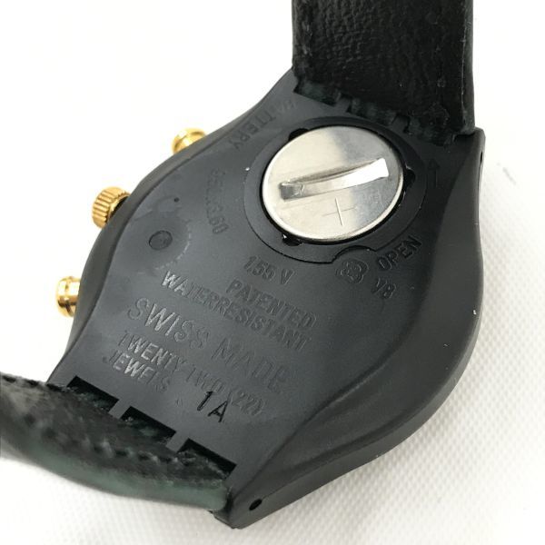 新品 Swatch スウォッチ ROLLERBALL ローラーボール 腕時計 SCB107 クオーツ コレクション おしゃれ クロノグラフ 電池交換済 動作確認済_画像5