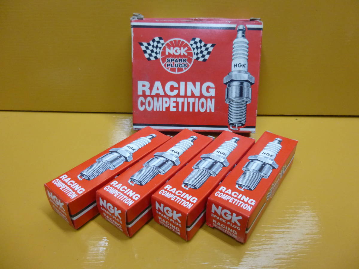 未使用・新品・在庫品 【NGK】レーシング プラグ ４本 R7434-9 ニッサン S15 シルビア S13/S14/180SX SR20/EJ20/KA20A/L15A/M16A/JB-DET_画像1