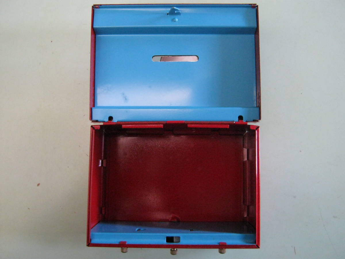 AOSHIN( Aoshin )[SAVING BANK tin plate. handbag safe type savings box box attaching ]
