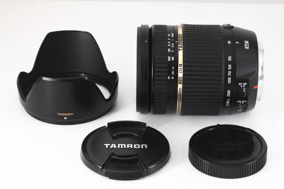 ★新品級★ TAMRON 18-270mm F3.5-6.3 Di II VC B003 CANON用 ★完動品★ キャノン #255の画像6