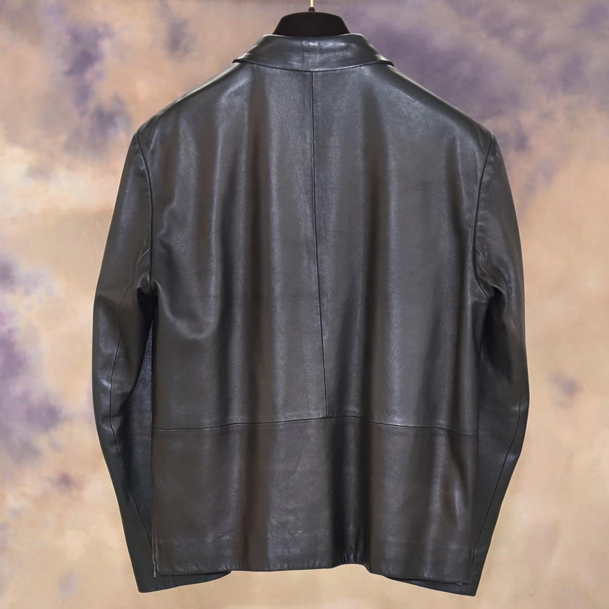 本物 グッチ 絶盤 トムフォード期 最高級ラムレザーWジップブルゾン メンズ46 ブラック アウター ジャケット コート GUCCI TOM FORD_画像7