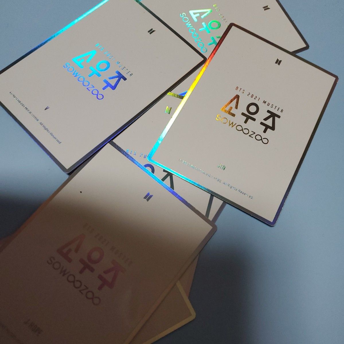 BTS 　公式　2021 MUSTER SOWOOZOO　ソウジュ　 ミニフォトカード10セット購入限定特典　スペシャルカード