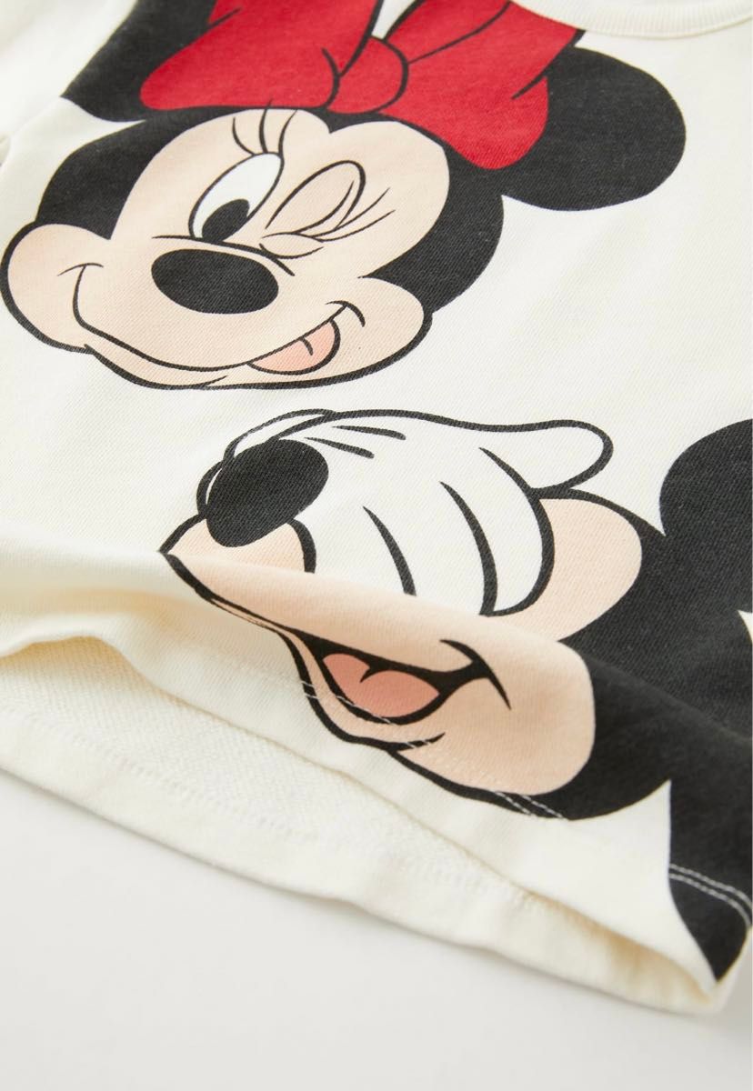 ザラ ベビー ディズニー ミッキー ミニー 長袖 Tシャツ