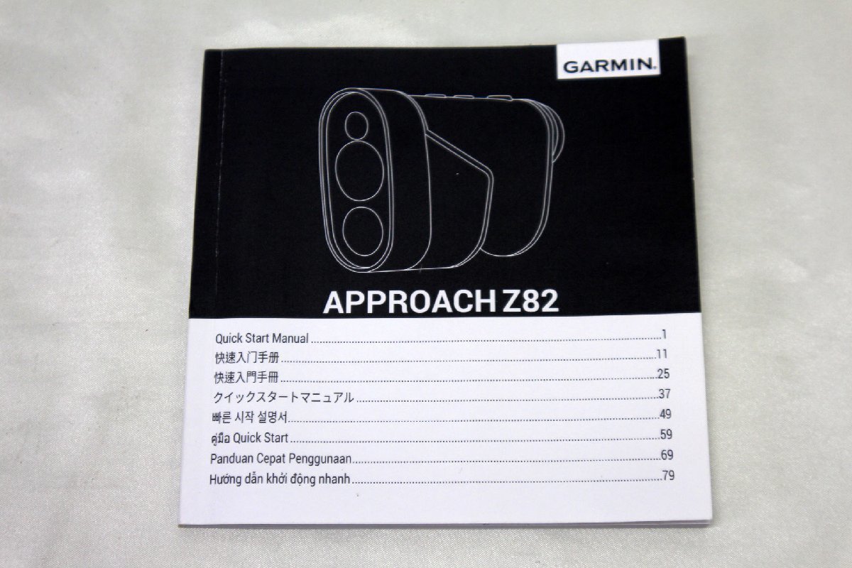 ＜中古品＞GARMIN GPS内蔵レーザー距離計 Approach Z82（32223122620745DJ）_画像7