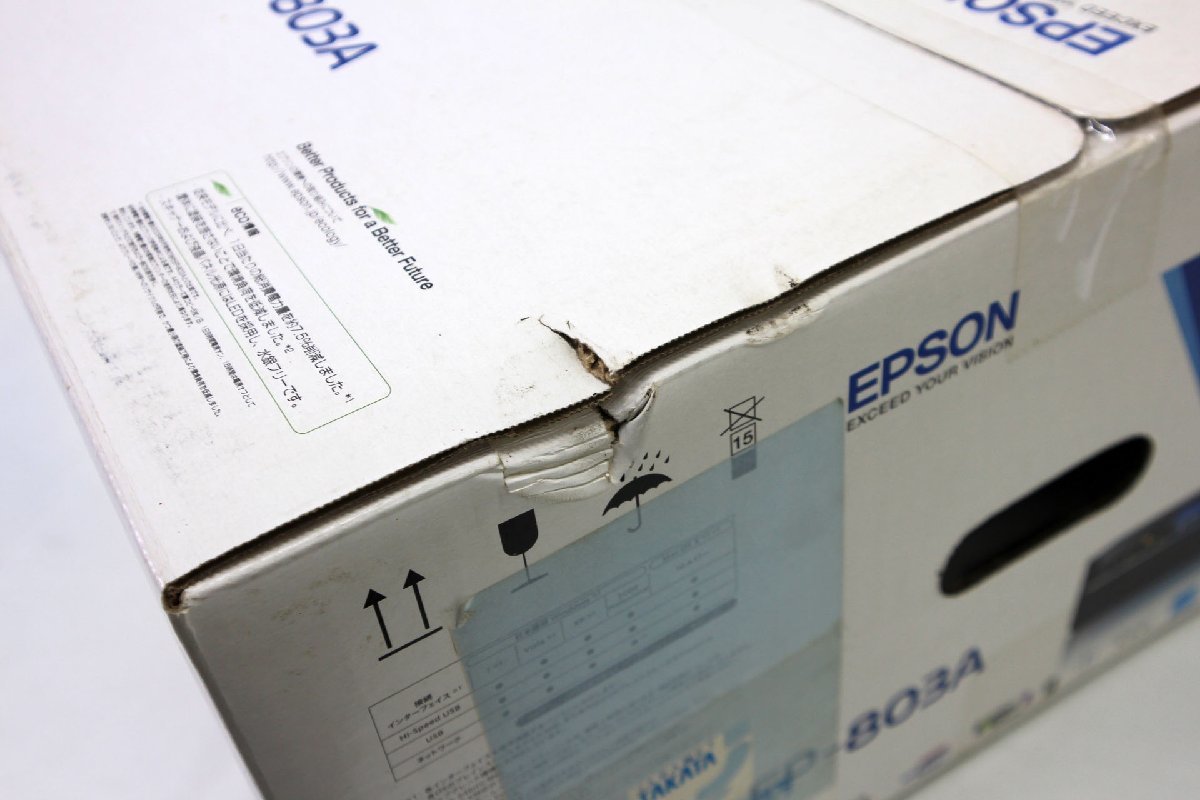 ＜未開封品＞EPSON カラリオプリンター EP-803A ※箱傷みあり（13324010500119DJ）_※箱に傷みあり