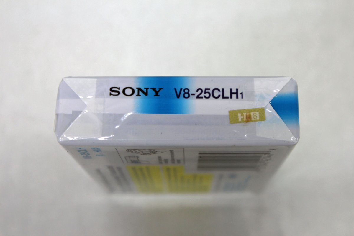 ★ジャンク品★ SONY 8mmビデオ ヘッドクリーニングカセット V8-25CLH 【Hi-8メタルテープ 2本付】 （12723112318637MI）_画像3