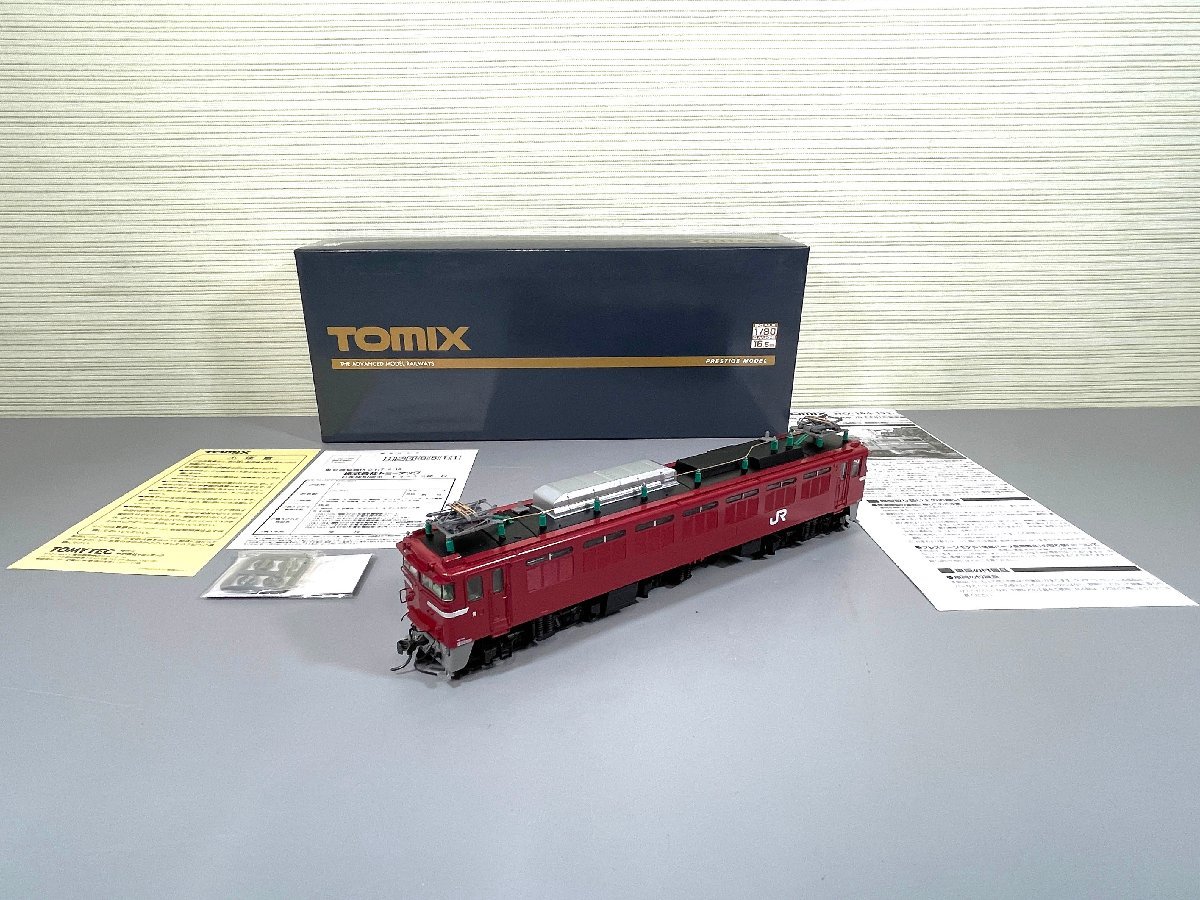 ＜中古品＞※欠品あり TOMIX HOゲージ HO-193 JR EF81形 電気機関車 赤2号 ひさし付（60423121120038IK）_画像1