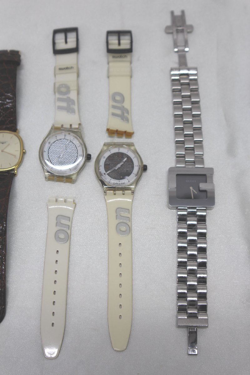 ＜ジャンク品＞メンズ腕時計まとめ売り 17本セット CASIO/GUCCI/Swatch/SUUNTO 他（32223121520291DJ）_画像5