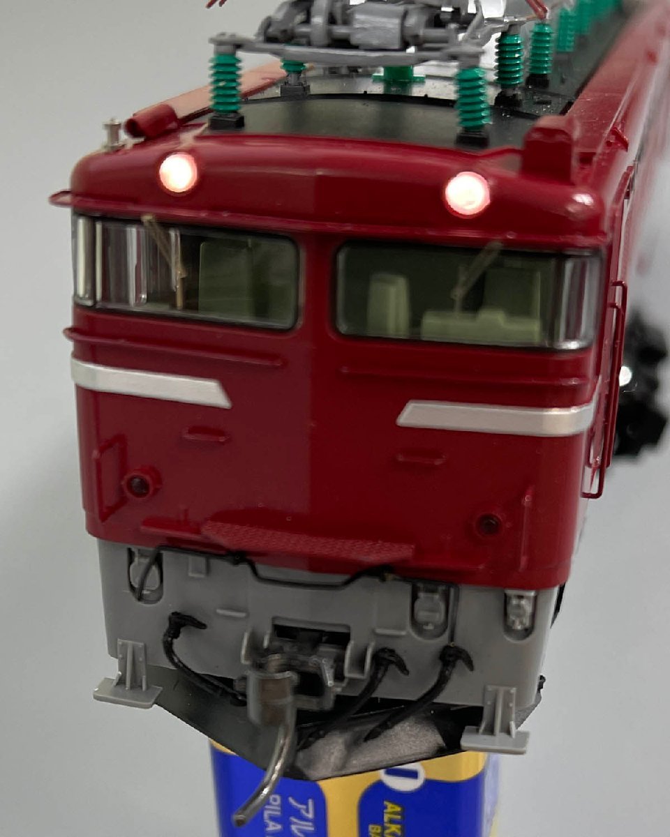 ＜中古品＞※欠品あり TOMIX HOゲージ HO-193 JR EF81形 電気機関車 赤2号 ひさし付（60423121120038IK）_画像2