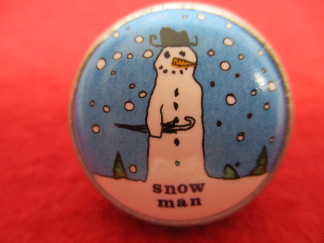 M【7722】★Paul Smith ポールスミス カフスボタン snowman snowwoman スノーマン スノーウーマン★の画像3
