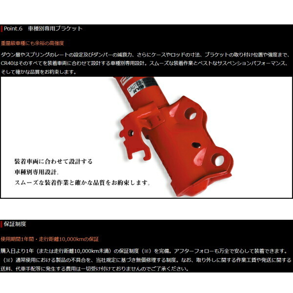 TANABEサステックプロCR40車高調整キット GRS210クラウンロイヤルサルーン リアスプリング上側外径122mm用 13/12～18/6_画像8