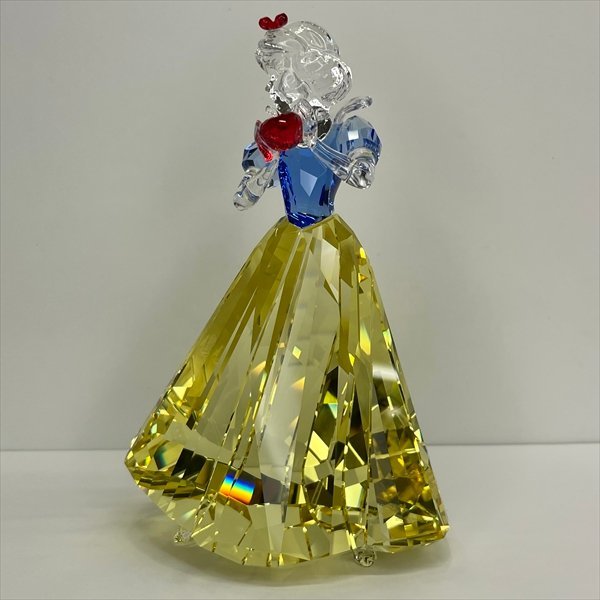 SWAROVSKI スワロフスキー フィギュリン 置物 クリスタルフィギュア Disney ディズニープリンセス 白雪姫 限定品 箱/証明書付き 極美品の画像3