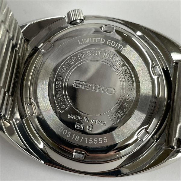 SEIKO セイコー 5SPORTS 5スポーツ 55周年記念 初代復刻 限定 4R36-13S0 SBSA223 メンズ腕時計 AT 自動巻き デイデイト 箱/保証書 極美品_画像7