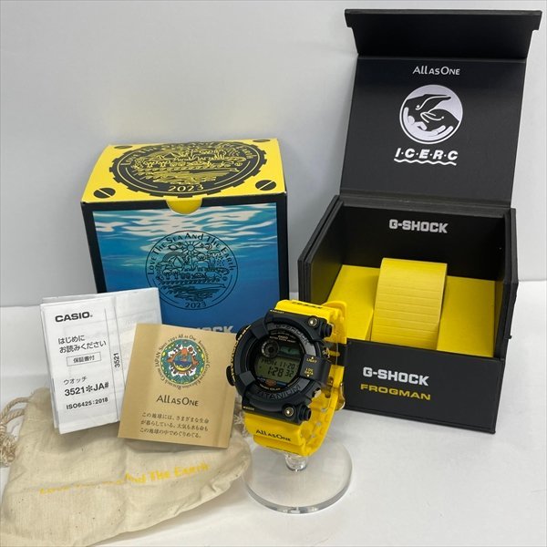 CASIO カシオ G-SHOCK Gショック FROGMAN フロッグマン GW-8200K-9JR イルクジ2023 メンズ腕時計 アイサーチジャパン ソーラー 箱付き 美品