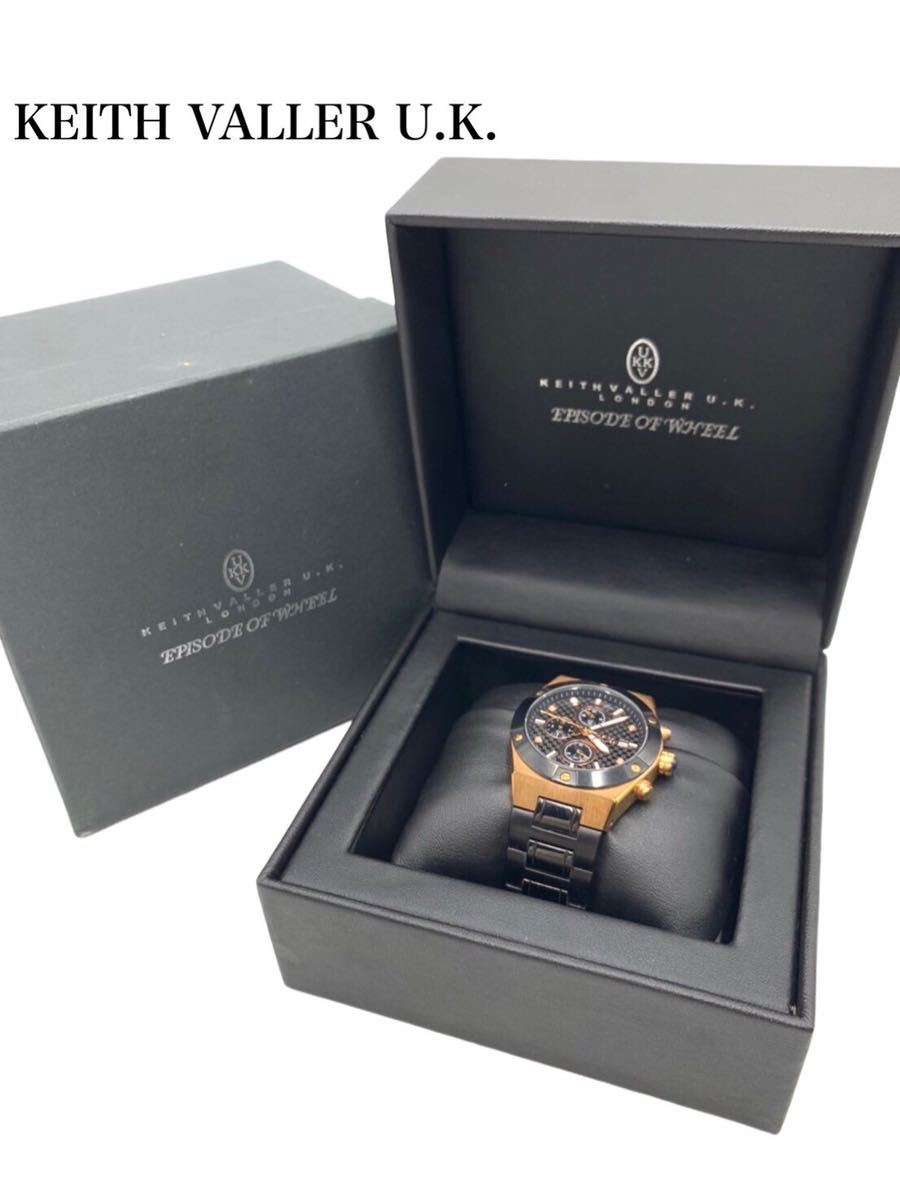 キースバリー　ブランド　ゴールド　腕時計　クロノグラフ　CDA6-029 箱付き　メンズ　お洒落