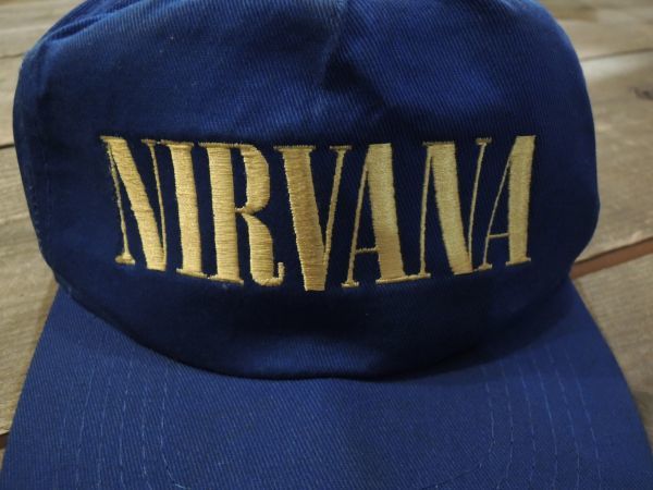 90S オリジナル NIRVANA ニルヴァーナ キャップ FREE ベースボールキャップ カートコバーン ネバーマインド オールド ビンテージ_画像3