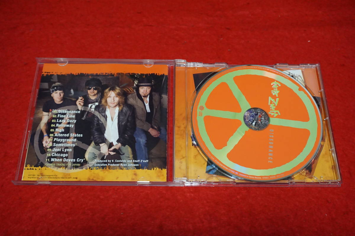 新品同様 【見本盤 '09年作】 ENUFF ZNUFF / Dissonance 特典ステッカー付き 帯付 イナフ・ズナフ_画像4