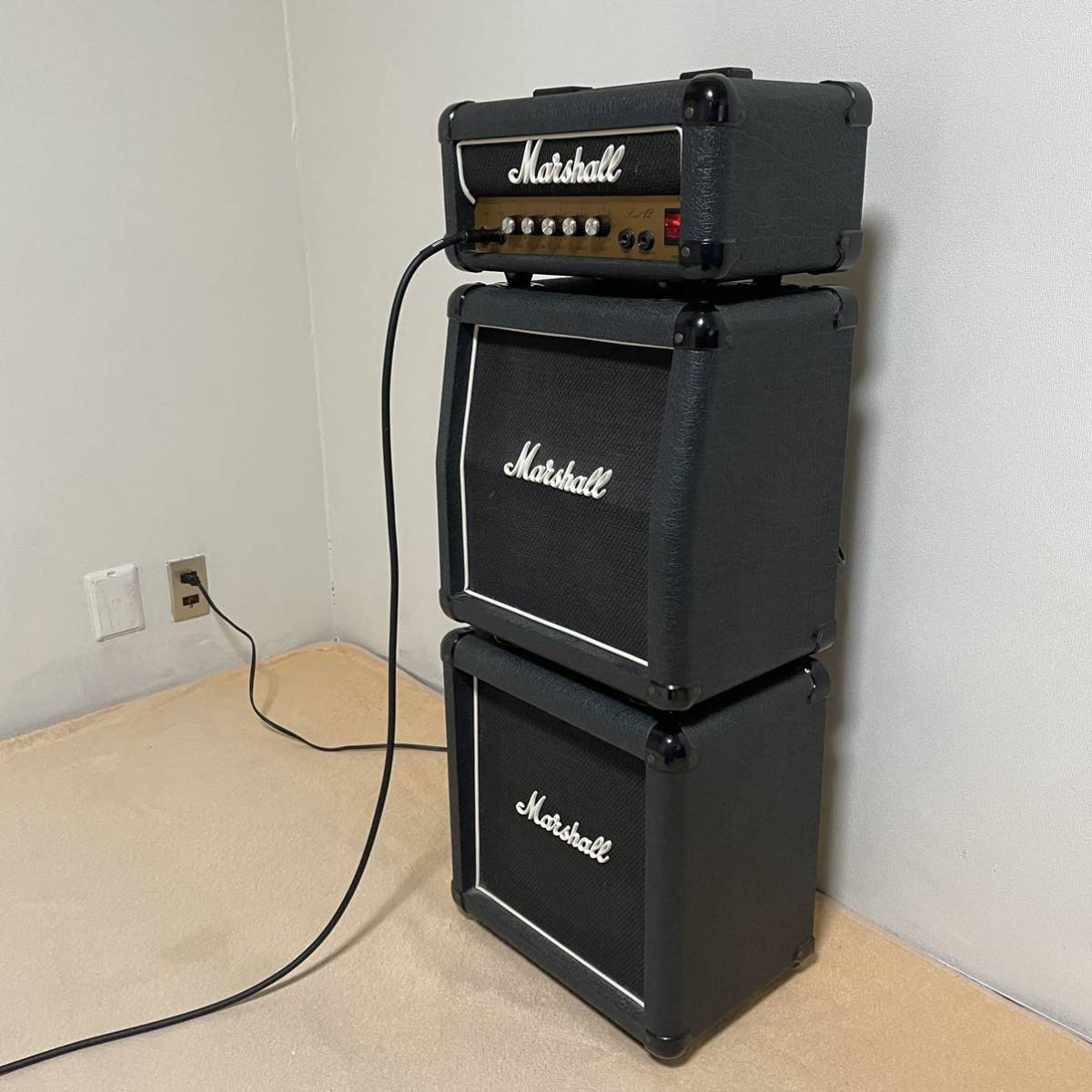 Marshall Lead 12 マイクロスタック アンプ 三段積み マーシャル ヴィンテージ ギターアンプ 音出し確認済_画像9