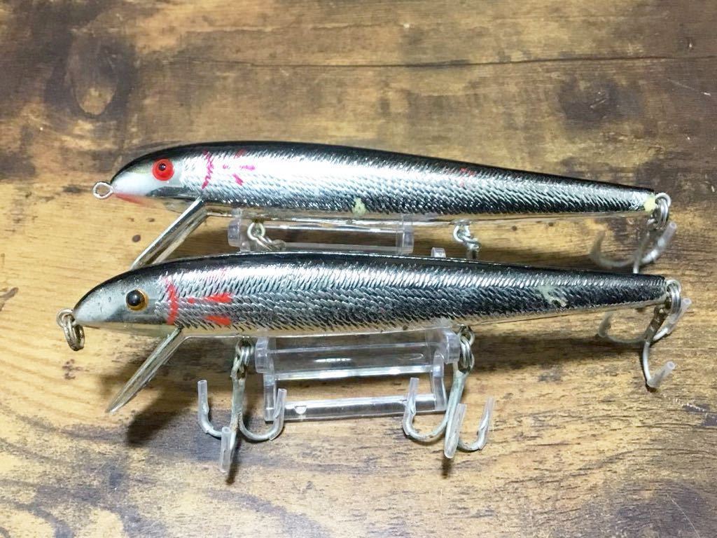 OLD/Cordell/Red-Fin/約13㎝・約17g/銀黒/2点セット/オールド/コーデル/レッドフィン/(アブ/レーベル/ボーマー)_画像1